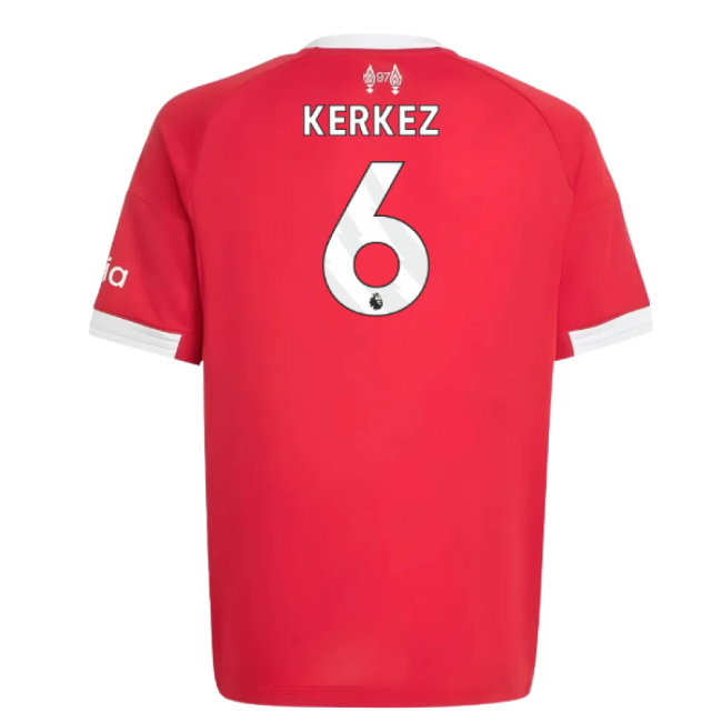 2025-2026 Liverpool Home Shirt (Kids) (Kerkez 6)-SoccerKits Hub | Buy Soccer Jerseys Online